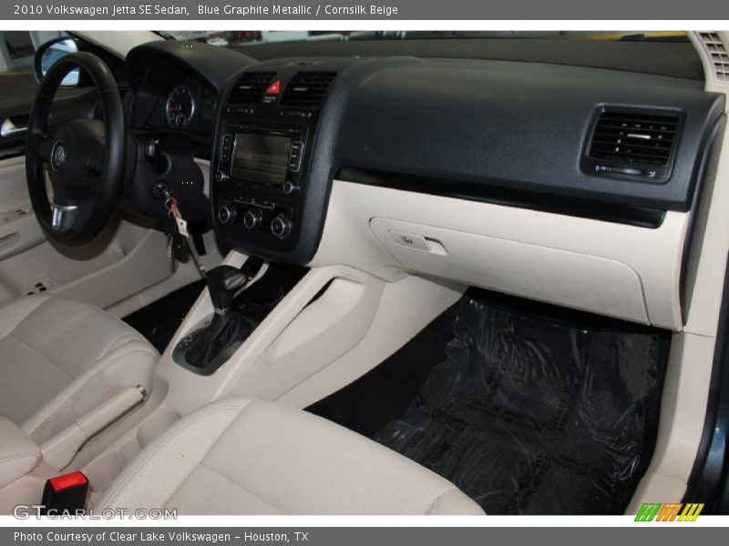 Blue Graphite Metallic / Cornsilk Beige 2010 Volkswagen Jetta SE Sedan