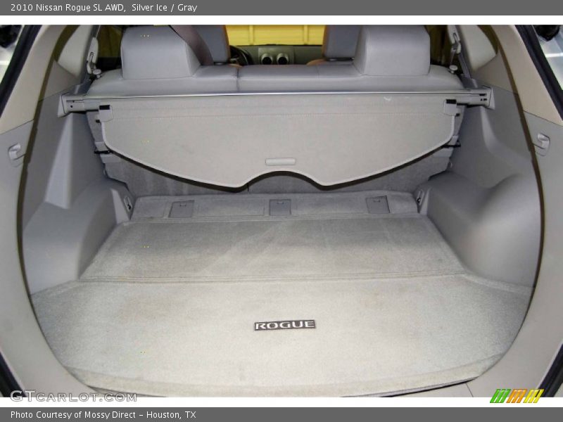 Silver Ice / Gray 2010 Nissan Rogue SL AWD