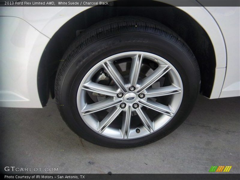 White Suede / Charcoal Black 2013 Ford Flex Limited AWD