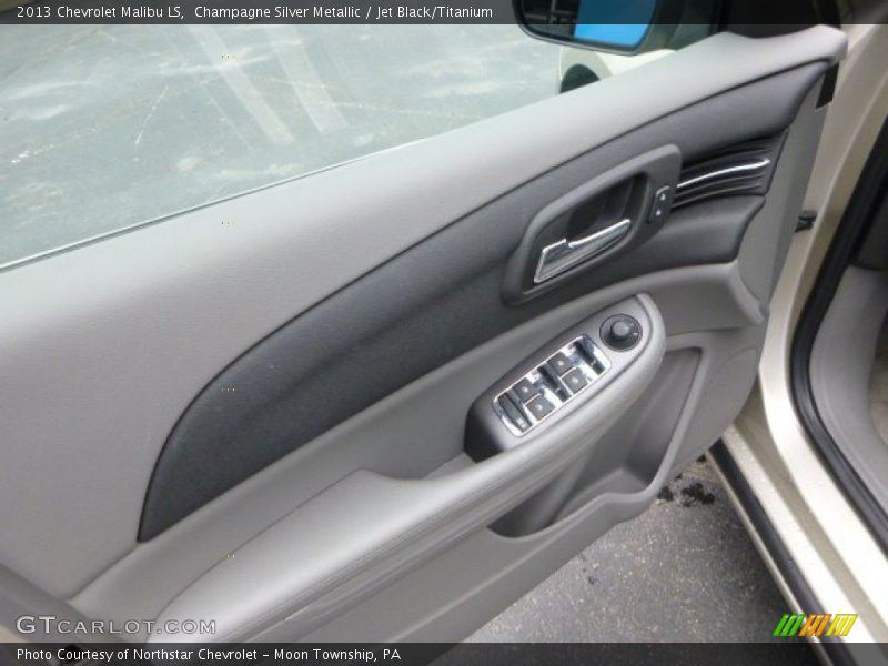 Champagne Silver Metallic / Jet Black/Titanium 2013 Chevrolet Malibu LS