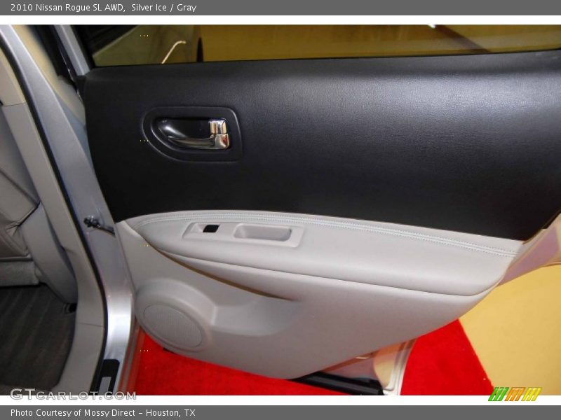 Silver Ice / Gray 2010 Nissan Rogue SL AWD