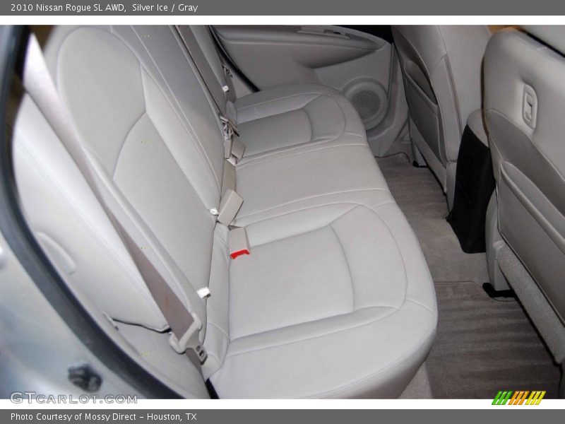 Silver Ice / Gray 2010 Nissan Rogue SL AWD