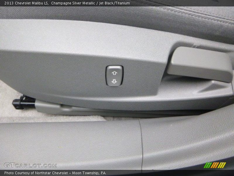 Champagne Silver Metallic / Jet Black/Titanium 2013 Chevrolet Malibu LS