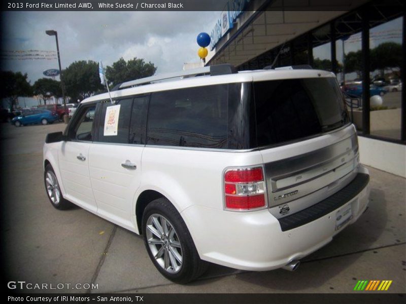 White Suede / Charcoal Black 2013 Ford Flex Limited AWD