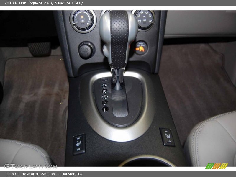 Silver Ice / Gray 2010 Nissan Rogue SL AWD