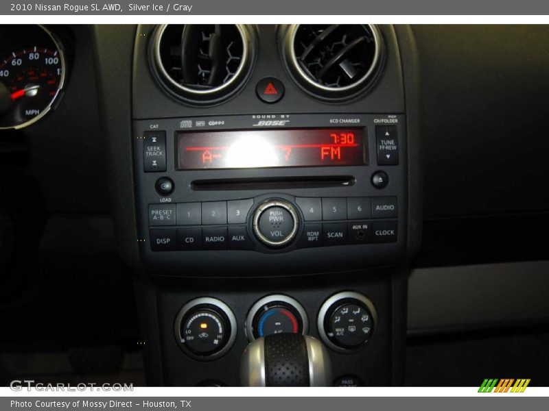 Silver Ice / Gray 2010 Nissan Rogue SL AWD
