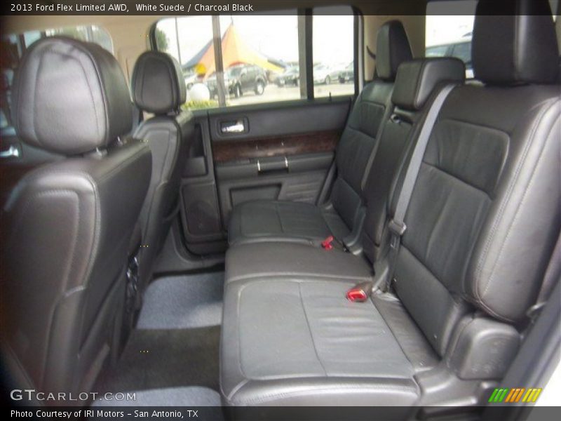 White Suede / Charcoal Black 2013 Ford Flex Limited AWD