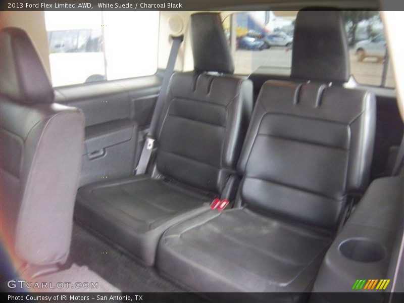 White Suede / Charcoal Black 2013 Ford Flex Limited AWD