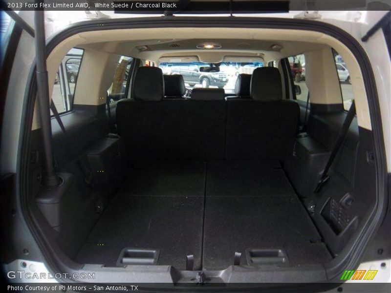 White Suede / Charcoal Black 2013 Ford Flex Limited AWD