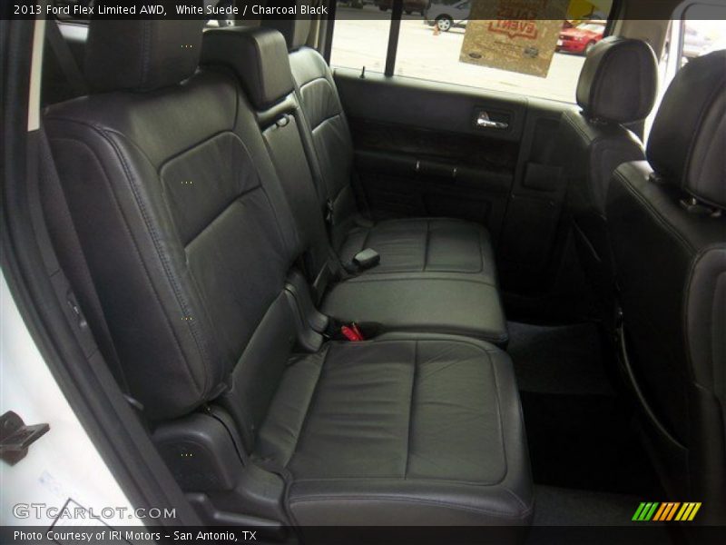 White Suede / Charcoal Black 2013 Ford Flex Limited AWD