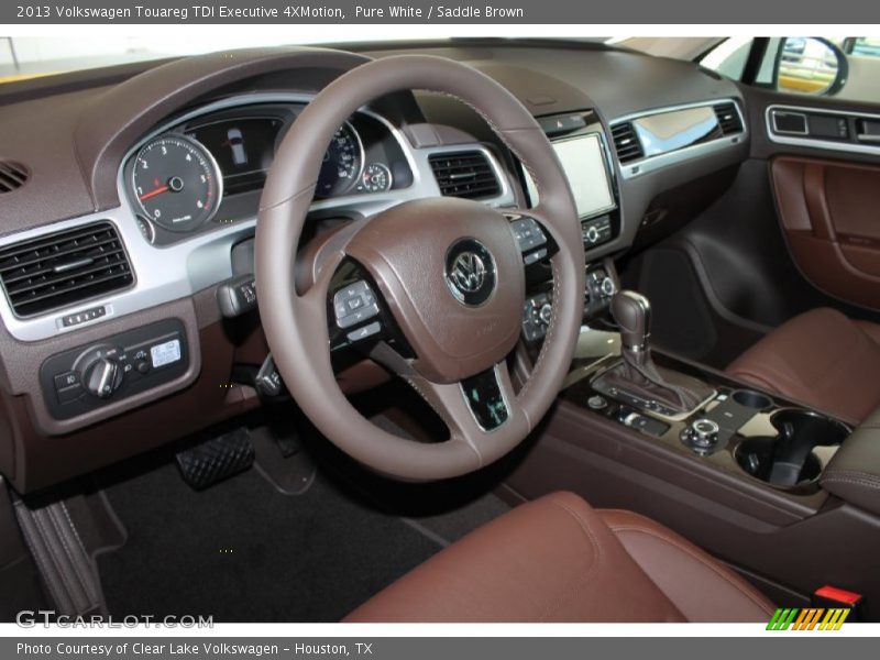Saddle Brown Interior - 2013 Touareg TDI Executive 4XMotion 