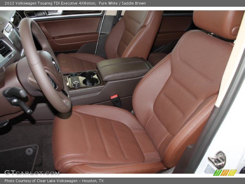 Front Seat of 2013 Touareg TDI Executive 4XMotion