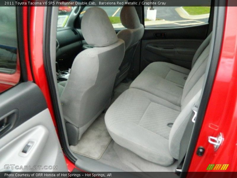 Barcelona Red Metallic / Graphite Gray 2011 Toyota Tacoma V6 SR5 PreRunner Double Cab
