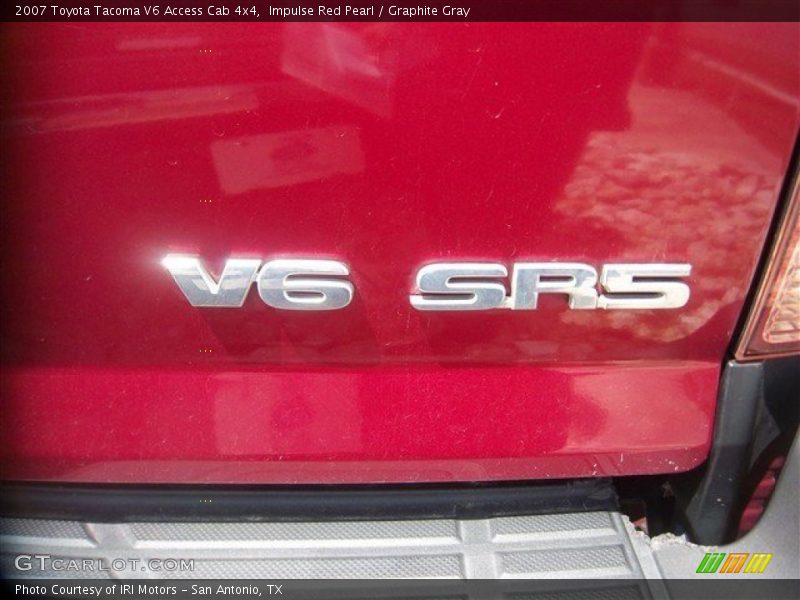Impulse Red Pearl / Graphite Gray 2007 Toyota Tacoma V6 Access Cab 4x4