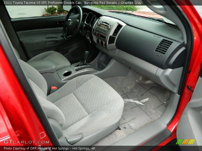Barcelona Red Metallic / Graphite Gray 2011 Toyota Tacoma V6 SR5 PreRunner Double Cab