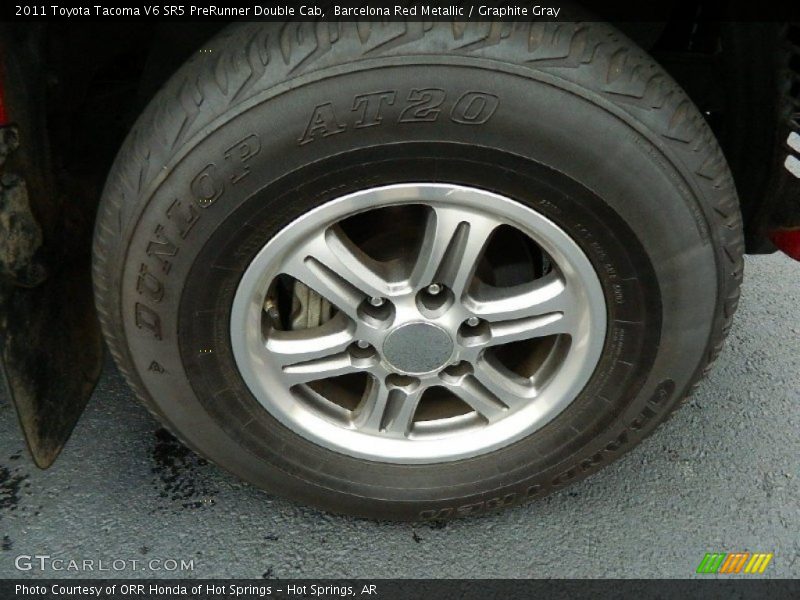 Barcelona Red Metallic / Graphite Gray 2011 Toyota Tacoma V6 SR5 PreRunner Double Cab