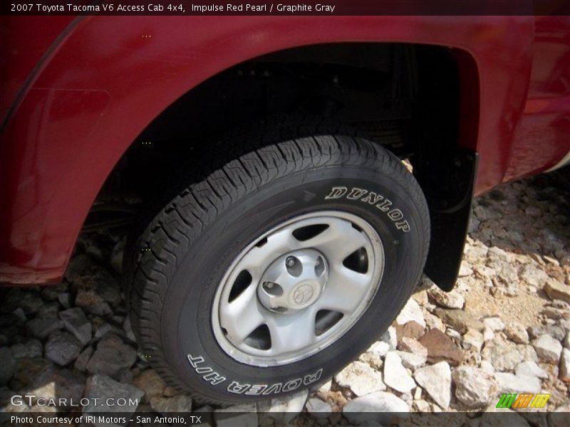 Impulse Red Pearl / Graphite Gray 2007 Toyota Tacoma V6 Access Cab 4x4