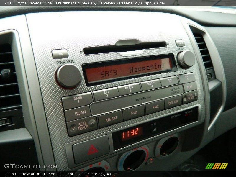 Barcelona Red Metallic / Graphite Gray 2011 Toyota Tacoma V6 SR5 PreRunner Double Cab