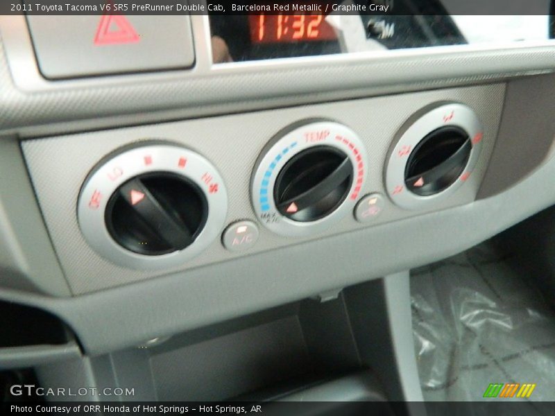 Barcelona Red Metallic / Graphite Gray 2011 Toyota Tacoma V6 SR5 PreRunner Double Cab
