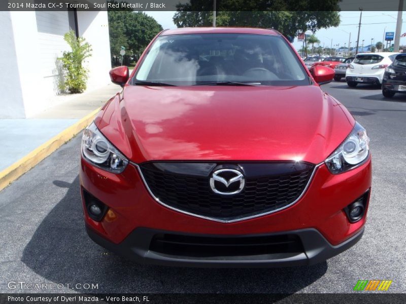 Soul Red Metallic / Black 2014 Mazda CX-5 Touring