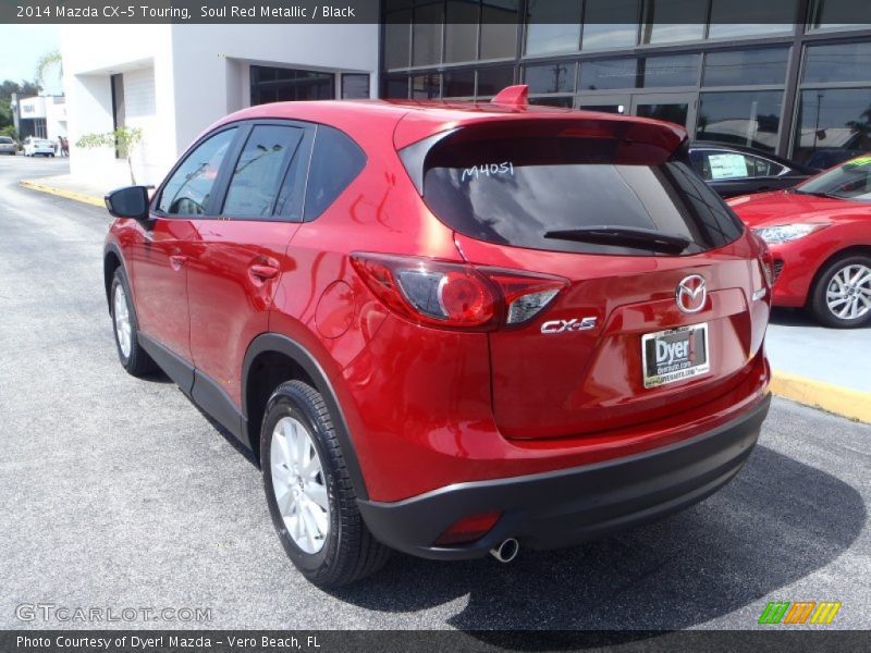 Soul Red Metallic / Black 2014 Mazda CX-5 Touring