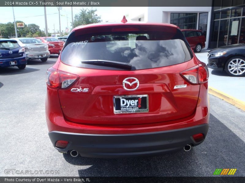 Soul Red Metallic / Black 2014 Mazda CX-5 Touring