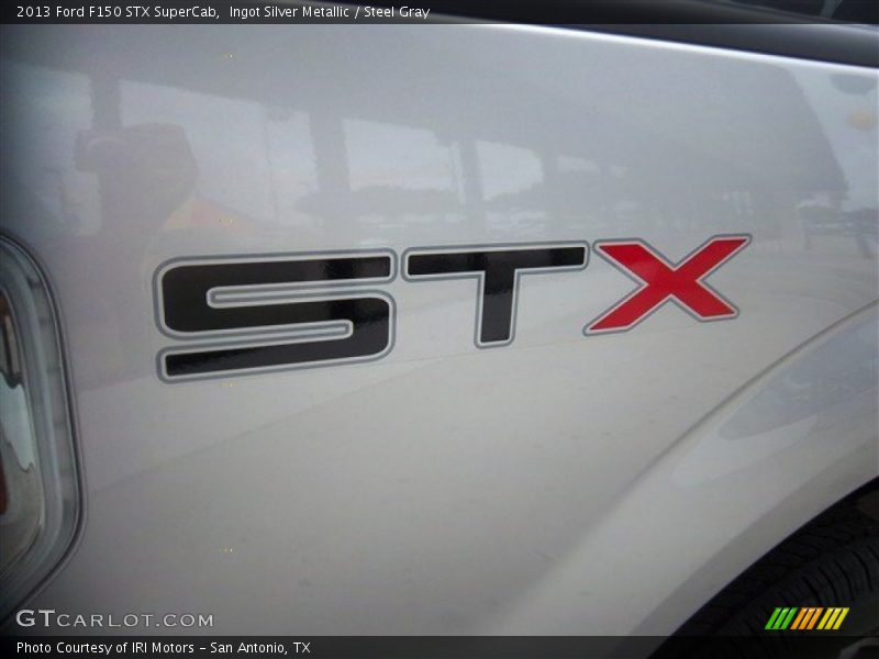 Ingot Silver Metallic / Steel Gray 2013 Ford F150 STX SuperCab