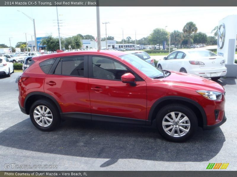 Soul Red Metallic / Black 2014 Mazda CX-5 Touring