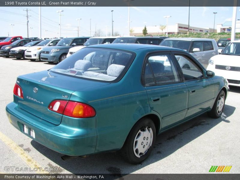 Green Pearl Metallic / Gray 1998 Toyota Corolla LE
