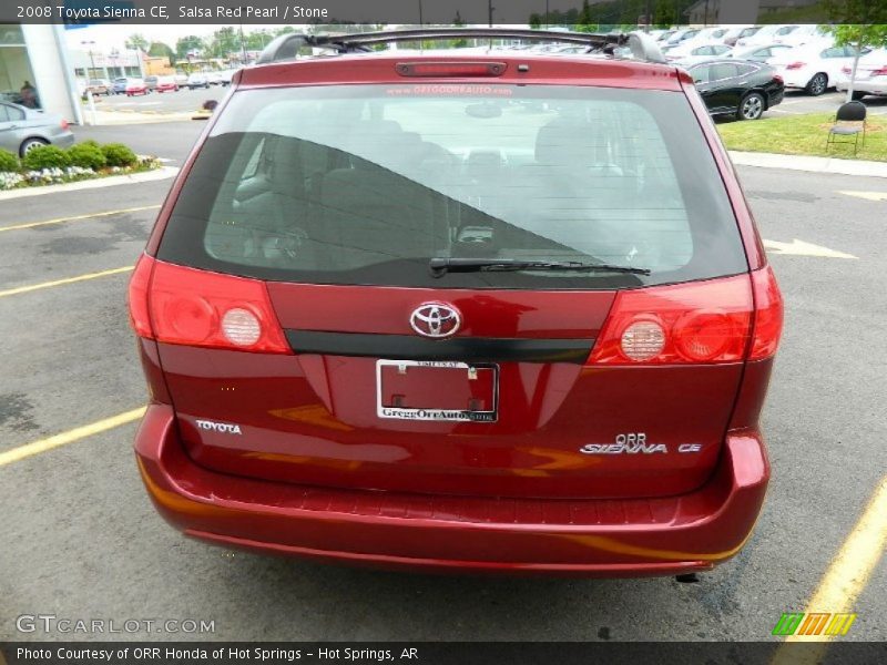 Salsa Red Pearl / Stone 2008 Toyota Sienna CE