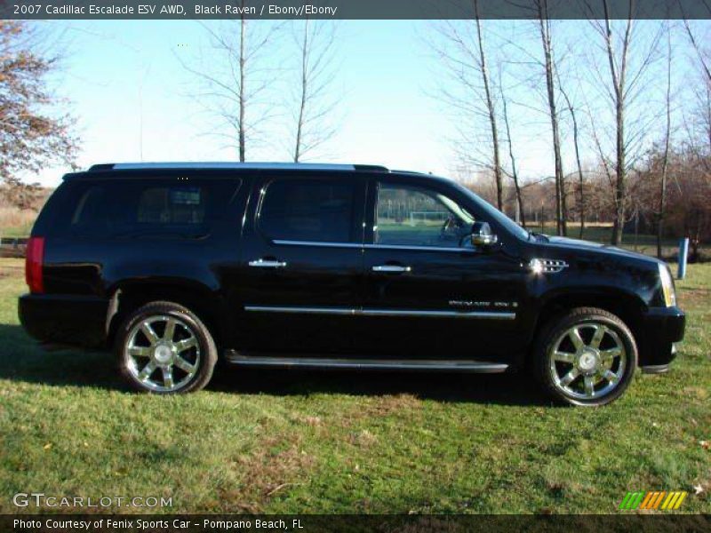 Black Raven / Ebony/Ebony 2007 Cadillac Escalade ESV AWD