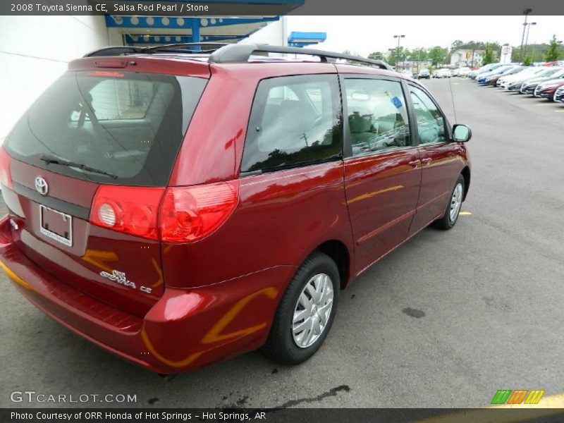 Salsa Red Pearl / Stone 2008 Toyota Sienna CE