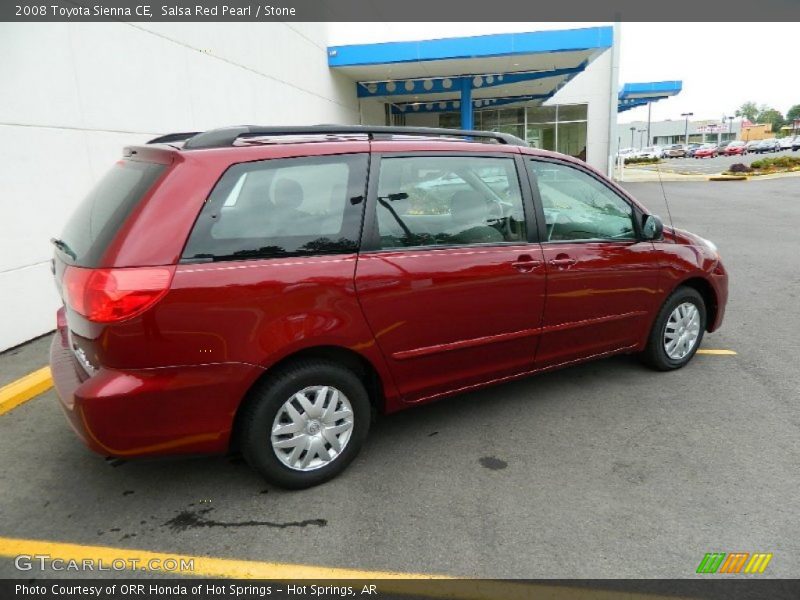 Salsa Red Pearl / Stone 2008 Toyota Sienna CE