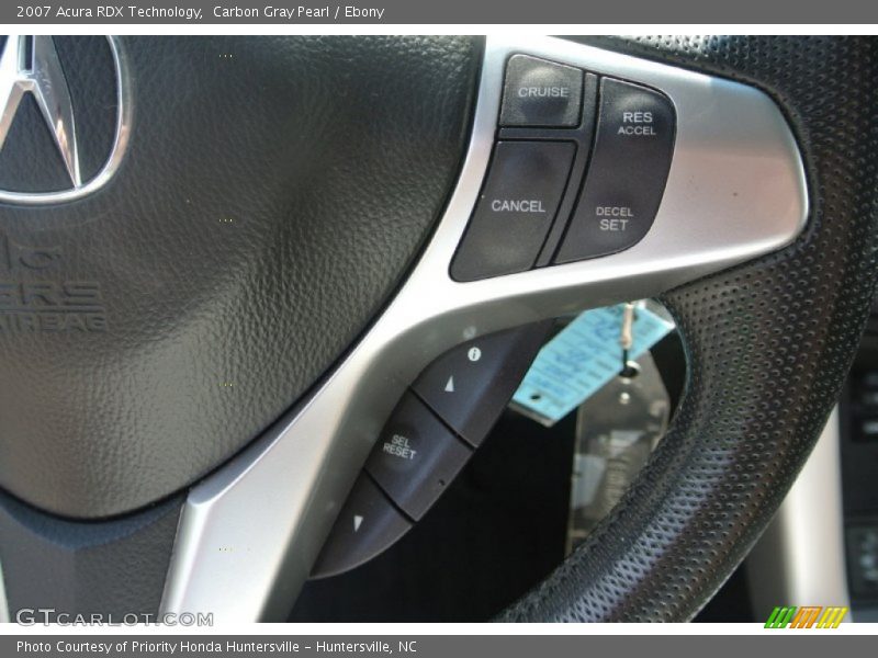 Carbon Gray Pearl / Ebony 2007 Acura RDX Technology