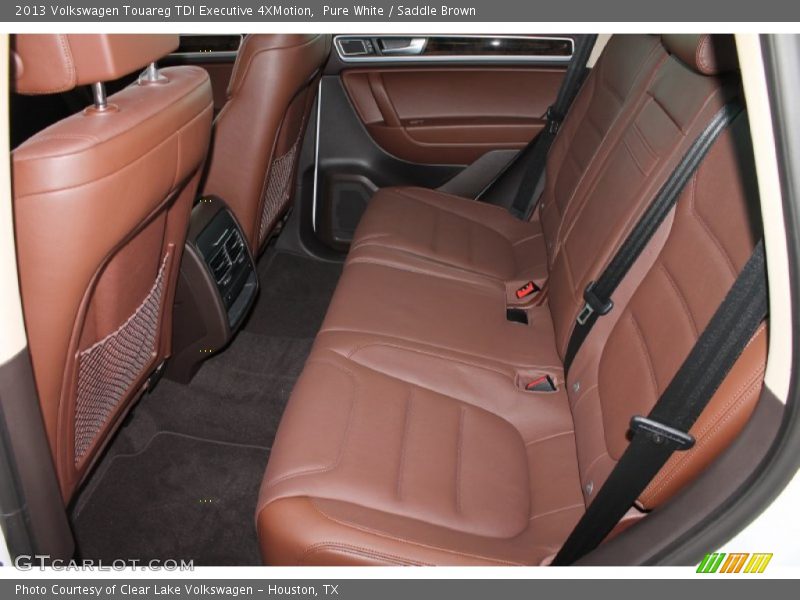 Rear Seat of 2013 Touareg TDI Executive 4XMotion