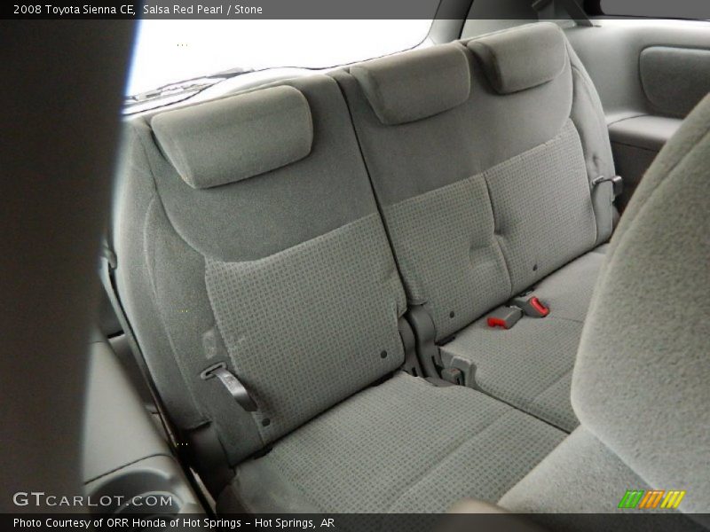 Rear Seat of 2008 Sienna CE