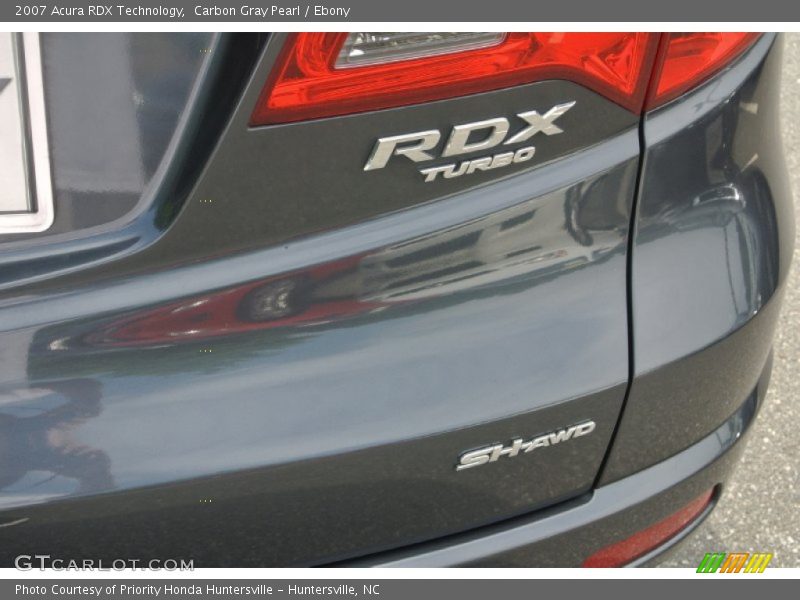 Carbon Gray Pearl / Ebony 2007 Acura RDX Technology