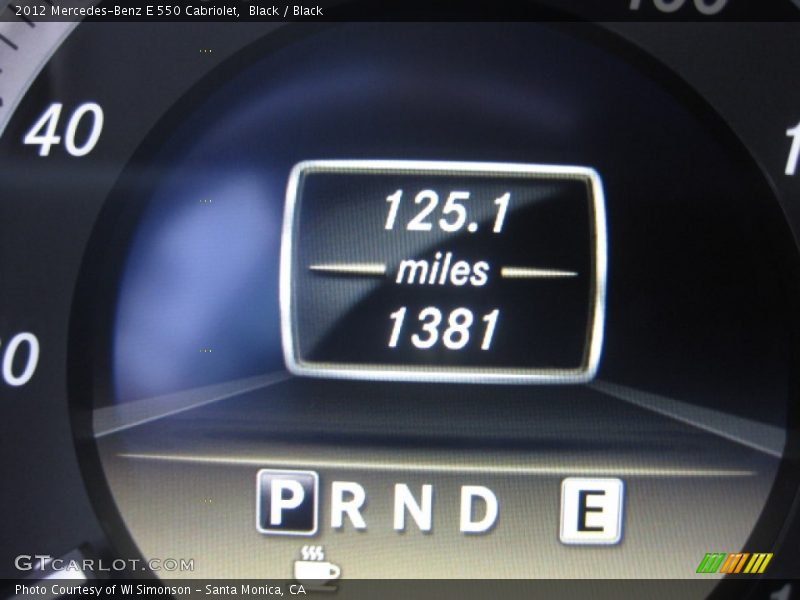 Black / Black 2012 Mercedes-Benz E 550 Cabriolet