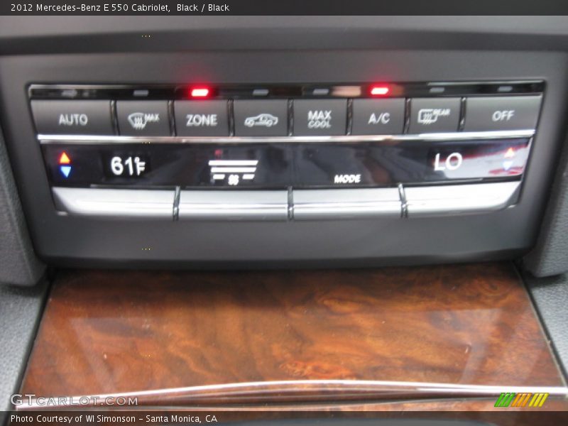 Black / Black 2012 Mercedes-Benz E 550 Cabriolet