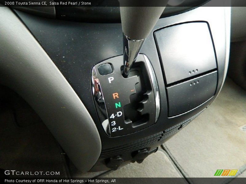  2008 Sienna CE 5 Speed ECT-i Automatic Shifter