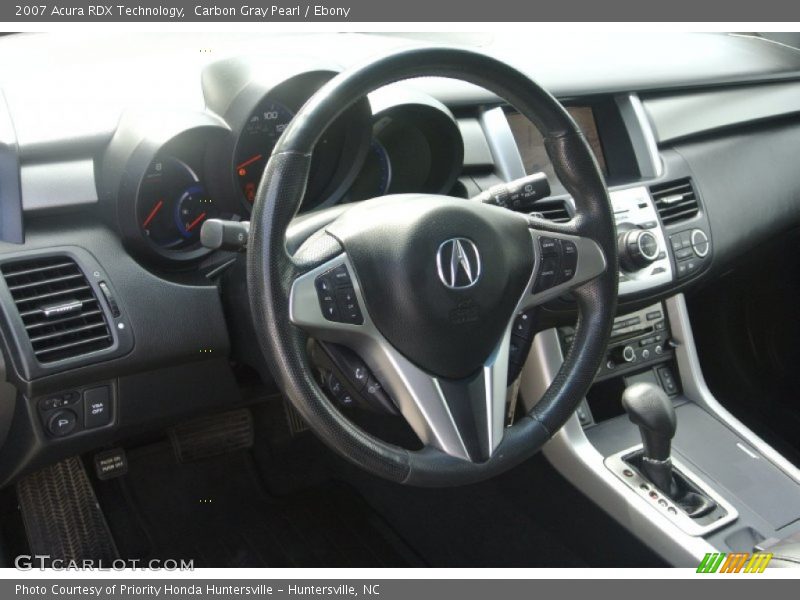 Carbon Gray Pearl / Ebony 2007 Acura RDX Technology