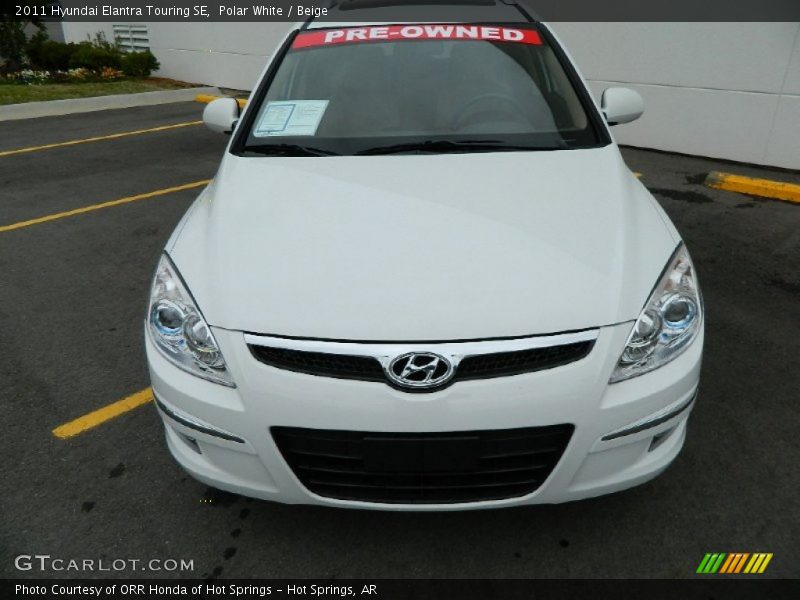 Polar White / Beige 2011 Hyundai Elantra Touring SE
