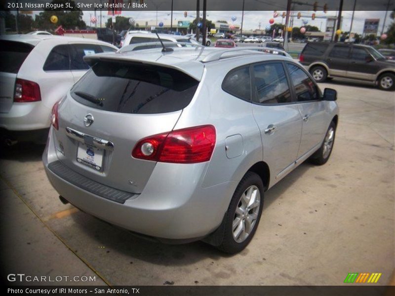 Silver Ice Metallic / Black 2011 Nissan Rogue SL