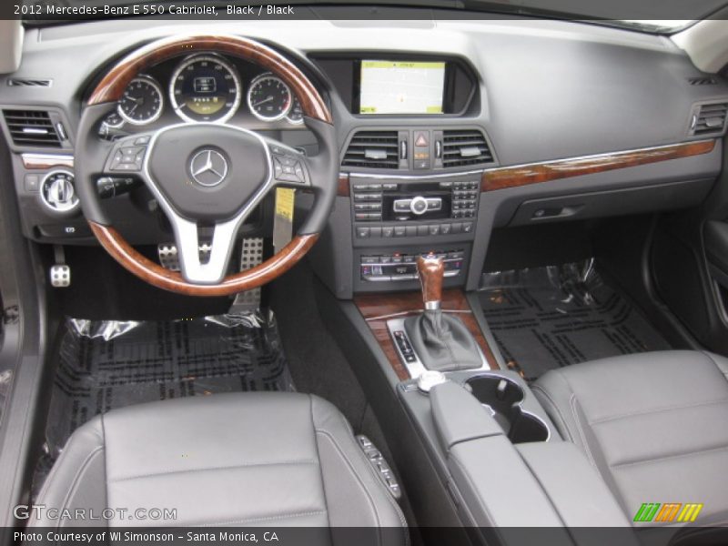 Black / Black 2012 Mercedes-Benz E 550 Cabriolet