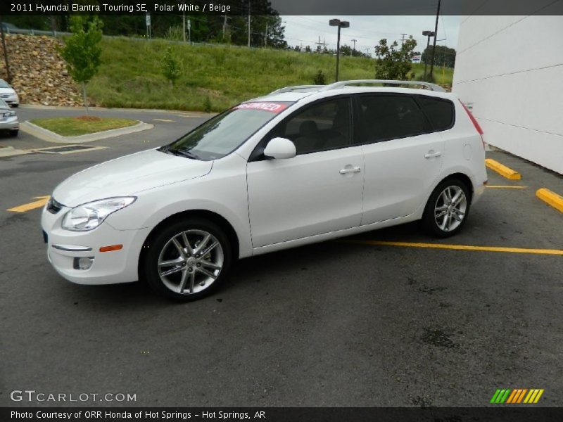 Polar White / Beige 2011 Hyundai Elantra Touring SE