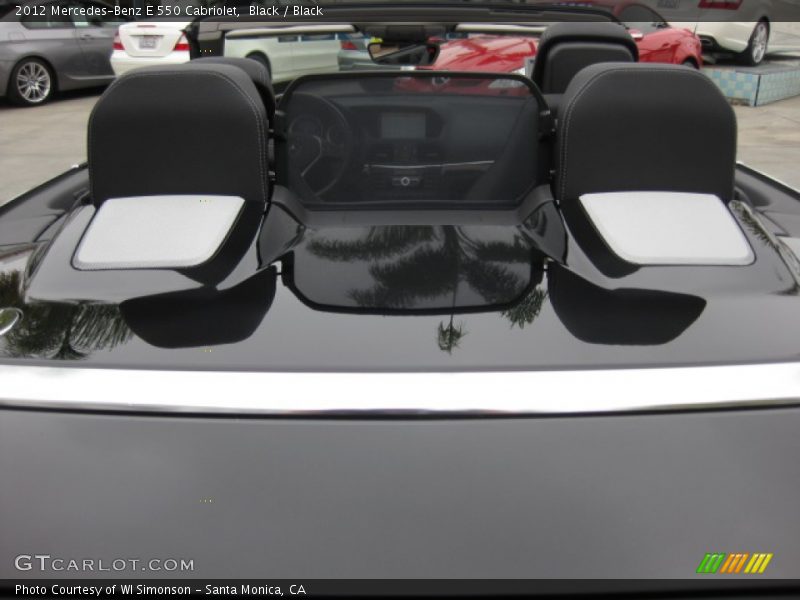 Black / Black 2012 Mercedes-Benz E 550 Cabriolet