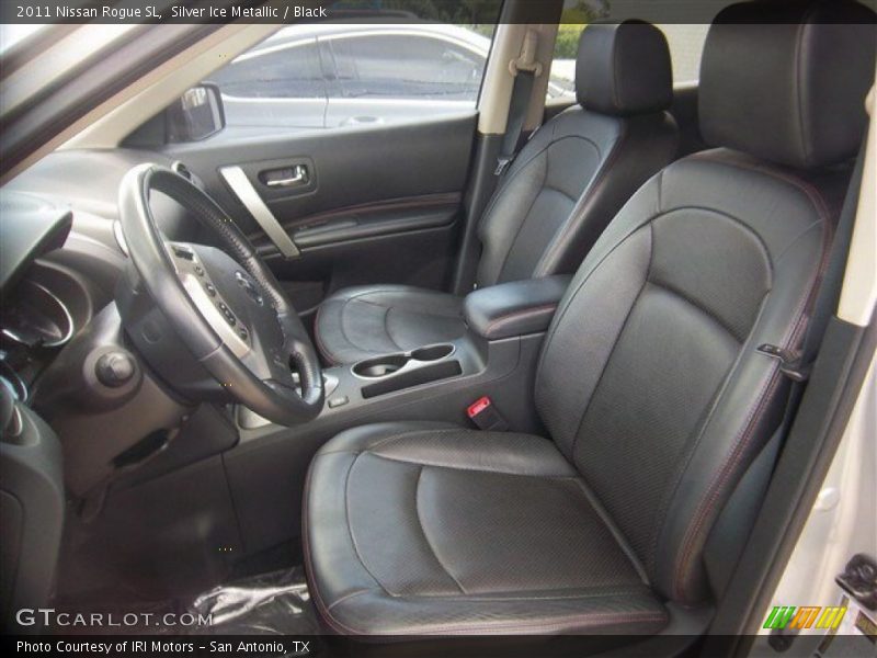 Silver Ice Metallic / Black 2011 Nissan Rogue SL