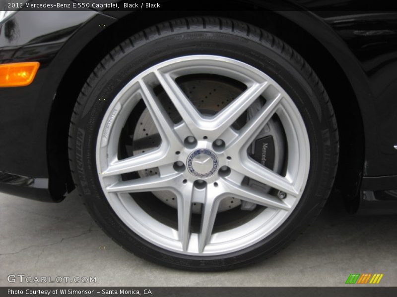Black / Black 2012 Mercedes-Benz E 550 Cabriolet