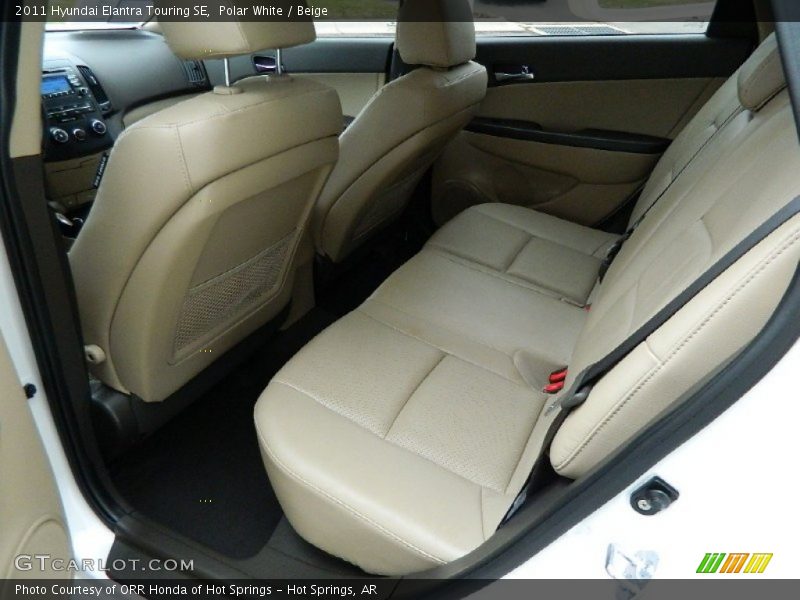 Polar White / Beige 2011 Hyundai Elantra Touring SE