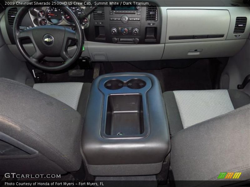 Summit White / Dark Titanium 2009 Chevrolet Silverado 2500HD LS Crew Cab